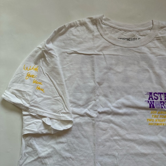 Travis Scott Astroworld Tour tee Los Angeles Forum 2018 cactus jack - Picture 2 of 3